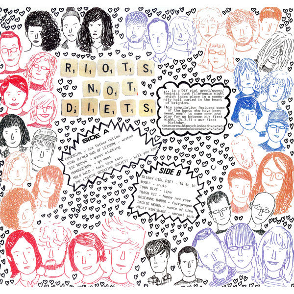 Various : Why Diet When You Could Riot (LP, Comp, Num, Pin)