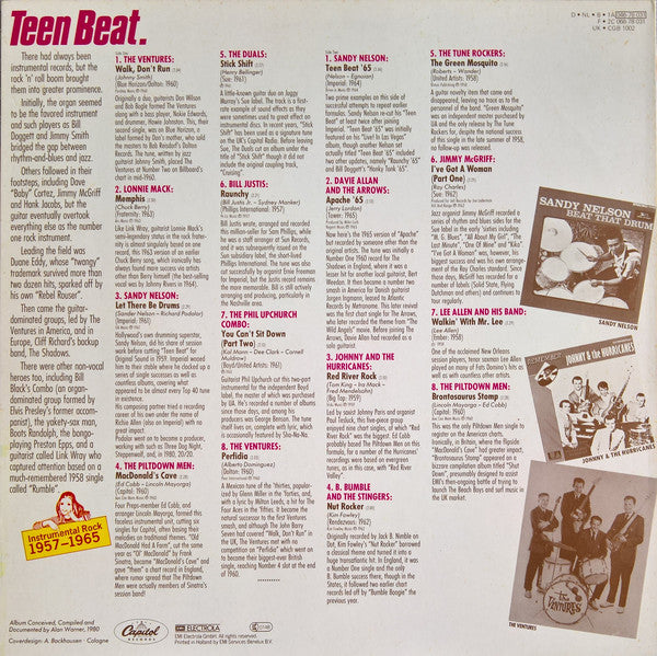 Various : Teen Beat. Instrumental Rock 1957-1965 (LP, Comp)