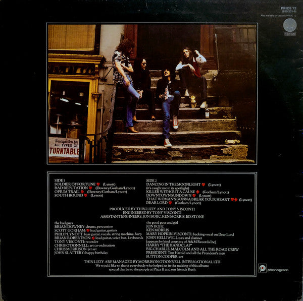 Thin Lizzy : Bad Reputation (LP, Album, RE)