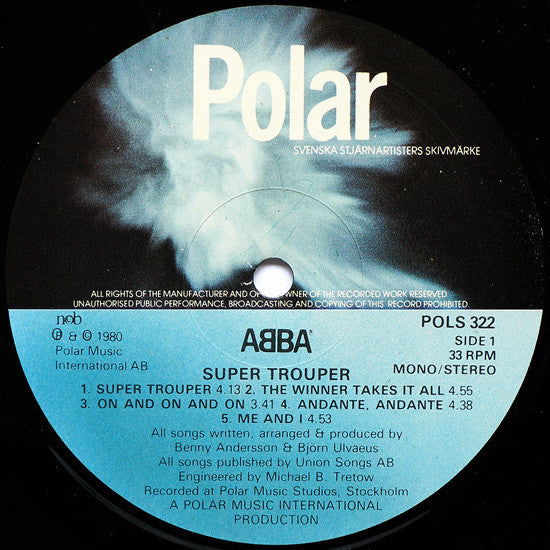 ABBA : Super Trouper (LP, Album)