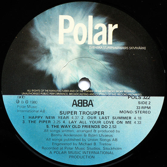 ABBA : Super Trouper (LP, Album)