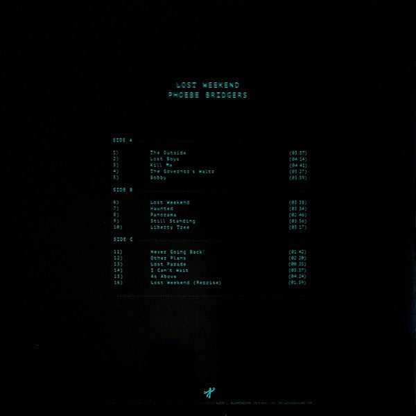 Phoebe Bridgers : Lost Weekend (2xLP, Album, Ltd, Blu)
