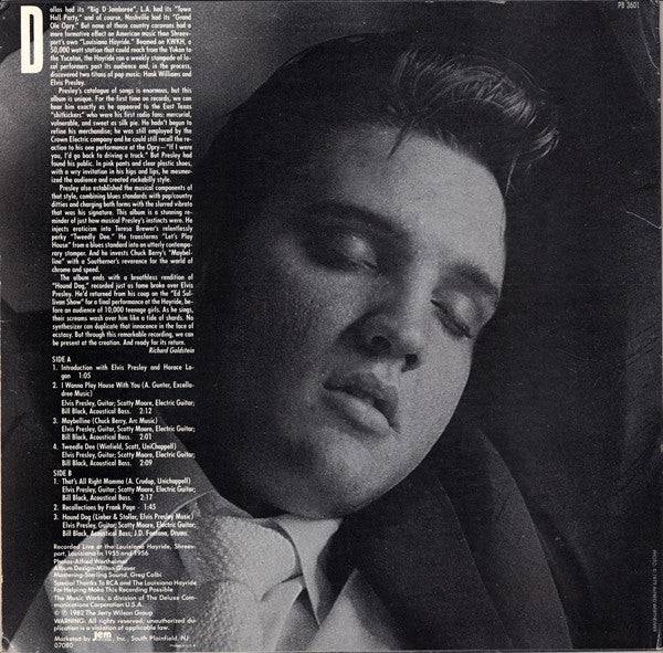 Elvis* : The First Live Recordings (LP, Album)