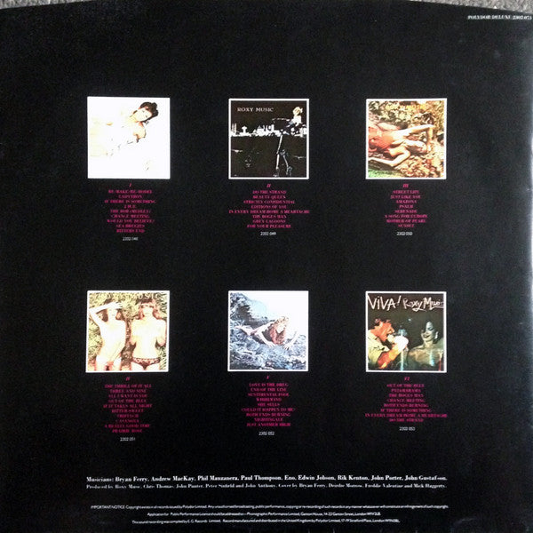 Roxy Music : Greatest Hits (LP, Comp, HTM)
