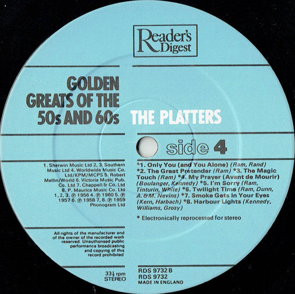Various : Golden Greats Of The 50s And 60s (10xLP, Comp + LP, Comp, Bon + Box)