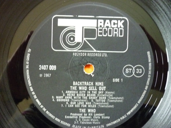 The Who : The Who Sell Out (LP, Album, RE)