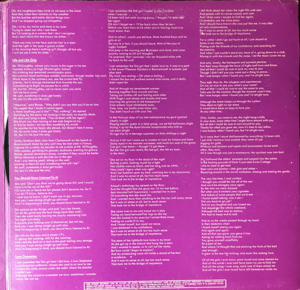 Al Stewart : Love Chronicles (LP, Album, Mono, Gat)