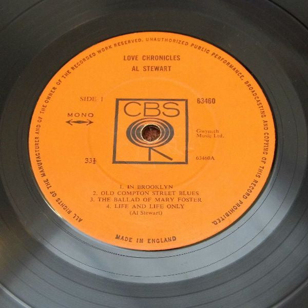 Al Stewart : Love Chronicles (LP, Album, Mono, Gat)
