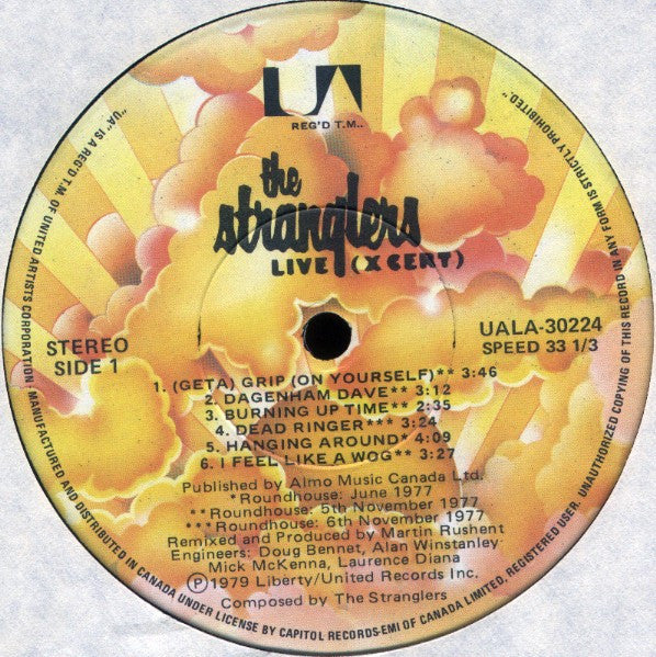 The Stranglers : Live (X Cert) (LP, Album)