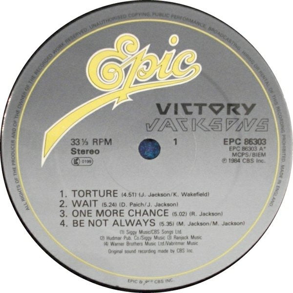 Jacksons* : Victory (LP, Album, Gat)