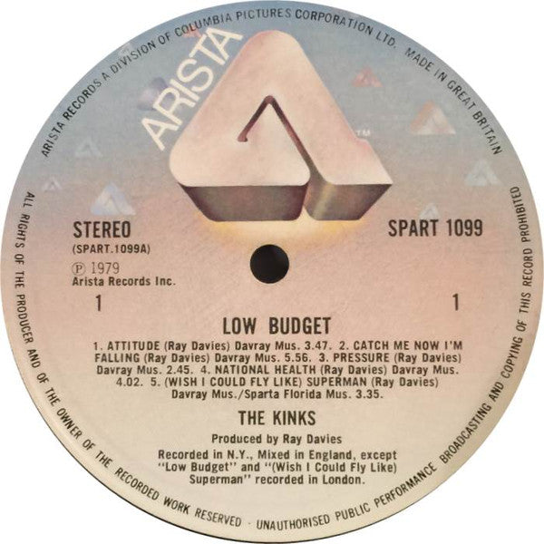 The Kinks : Low Budget (LP, Album)
