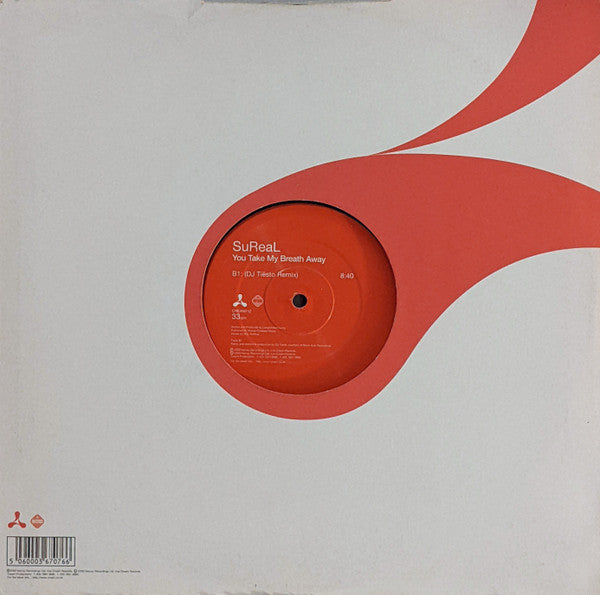 SuReaL : You Take My Breath Away (12")
