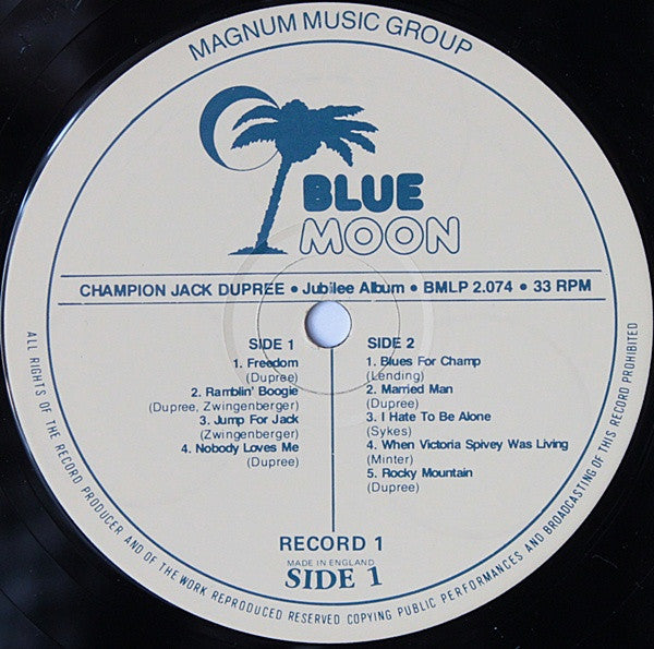Champion Jack Dupree : The  Jubilee Album-75 Years Of Champion Jack Dupree (2xLP)