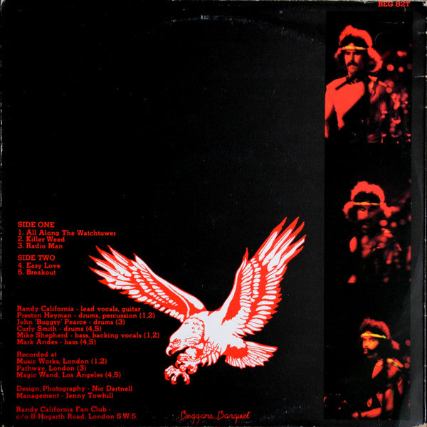 Randy California : All Along The Watchtower (12")