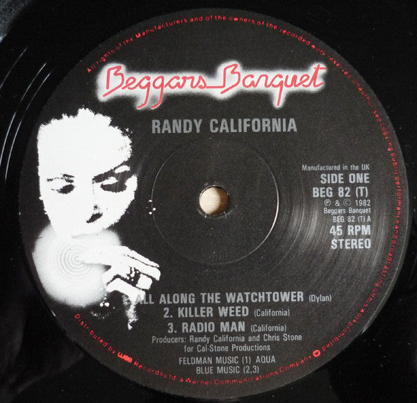 Randy California : All Along The Watchtower (12")
