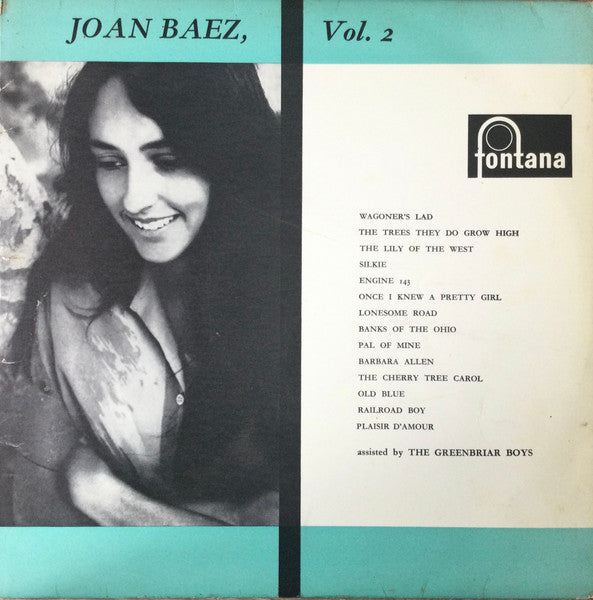 Joan Baez : Joan Baez, Vol. 2 (LP, Album)