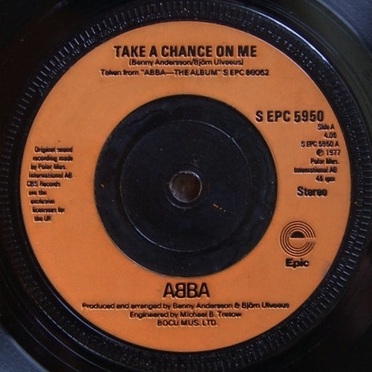 ABBA : Take A Chance On Me (7", Single, Inj)
