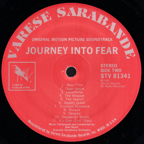 Alex North : The Dead / Journey Into Fear (Original Motion Picture Soundtracks) (LP, Album)