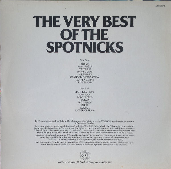 The Spotnicks : The Very Best Of The Spotnicks (LP, Comp)