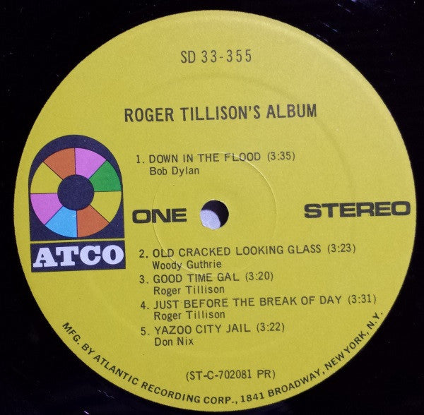 Roger Tillison : Roger Tillison's Album (LP, Album, Pre)