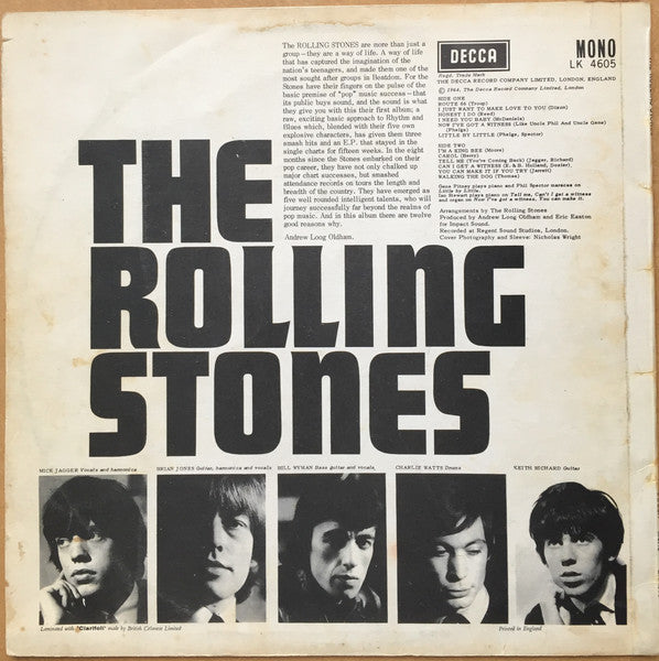 The Rolling Stones : The Rolling Stones (LP, Album, Mono, B2X)