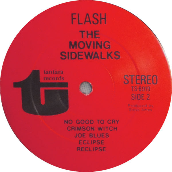 The Moving Sidewalks : Flash (LP, Album, RE, Unofficial)