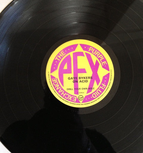 Gaye Bykers On Acid : Drill Your Own Hole (LP, Album, Ltd)