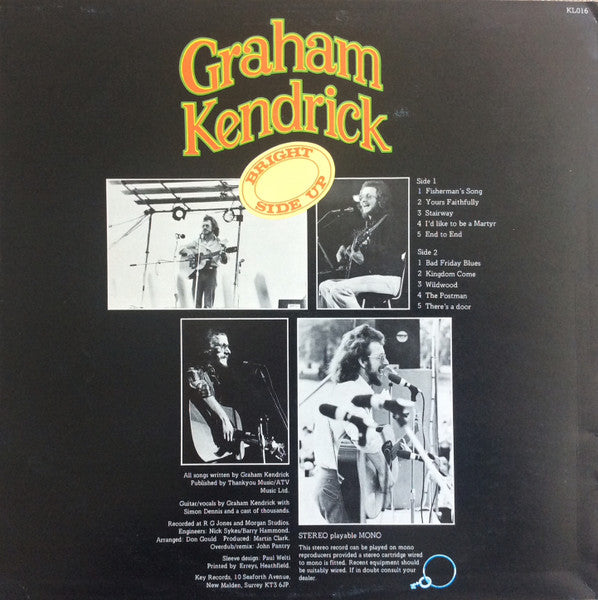Graham Kendrick : Bright Side Up (LP)