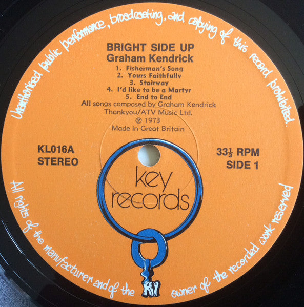 Graham Kendrick : Bright Side Up (LP)