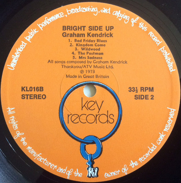 Graham Kendrick : Bright Side Up (LP)