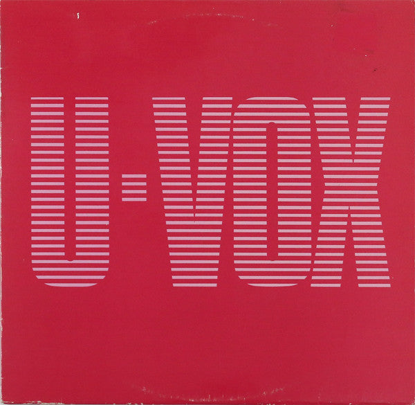 Ultravox : U-Vox (LP, Album)