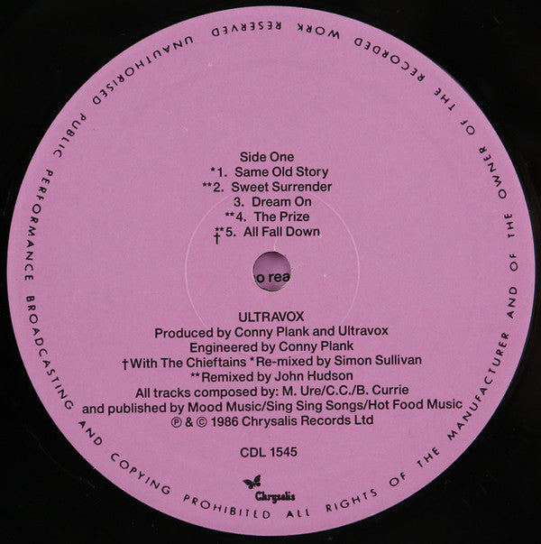 Ultravox : U-Vox (LP, Album)