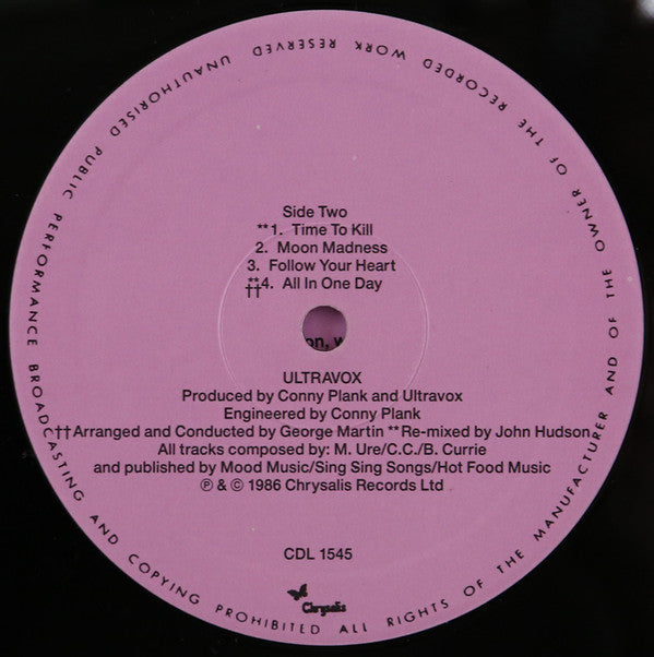 Ultravox : U-Vox (LP, Album)