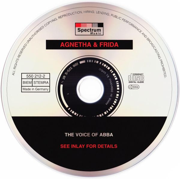 Agnetha* & Frida : The Voice Of ABBA (CD, Comp)