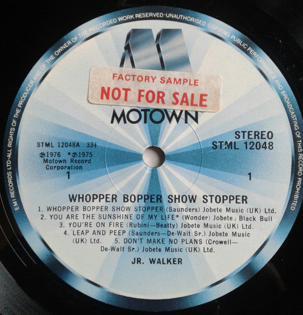 Jr. Walker* : Whopper Bopper Show Stopper (LP, Album)