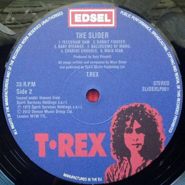 T. Rex : The Slider (LP, Album, RE, RM)