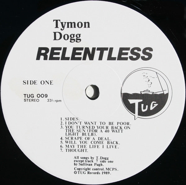 Tymon Dogg : Relentless (LP, Album)