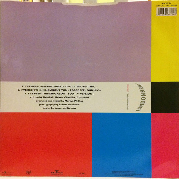 Londonbeat : I've Been Thinking About You (12", Single)