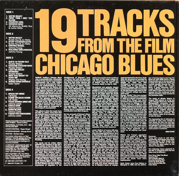 Various : Chicago Blues - 19 Tracks From The Film (2xLP, Album, Mono)