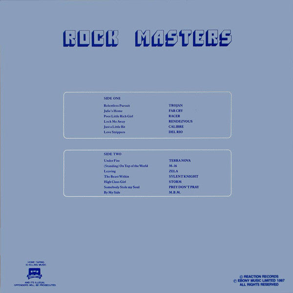 Various : Rock Masters (LP, Comp)