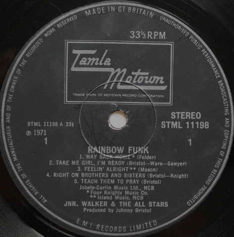 Jr. Walker And The All Stars* : Rainbow Funk (LP, Album)