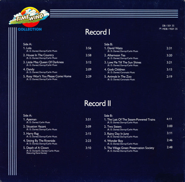 The Kinks : Greatest Hits (2xLP, Comp)