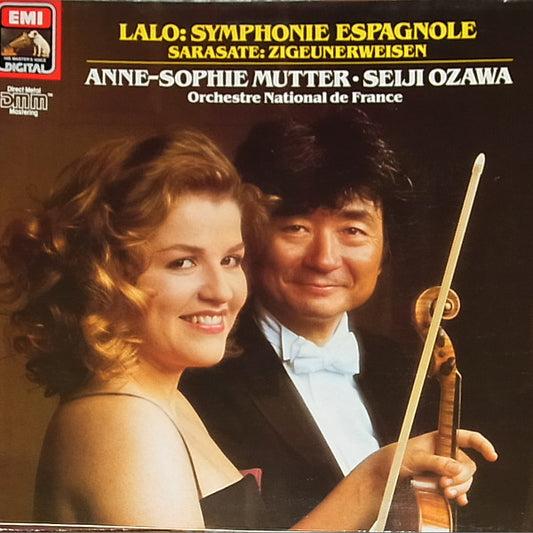 Lalo*, Sarasate*, Anne-Sophie Mutter • Seiji Ozawa / Orchestre National de France : Symphonie Espagnole • Zigeunerweisen (LP)