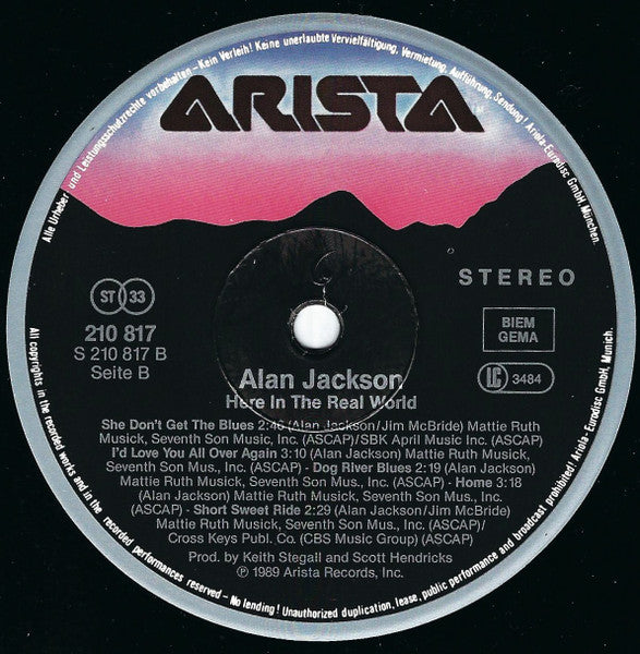 Alan Jackson (2) : Here In The Real World (LP, Album)