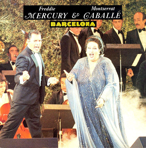 Freddie Mercury & Montserrat Caballé : Barcelona (12", Single)
