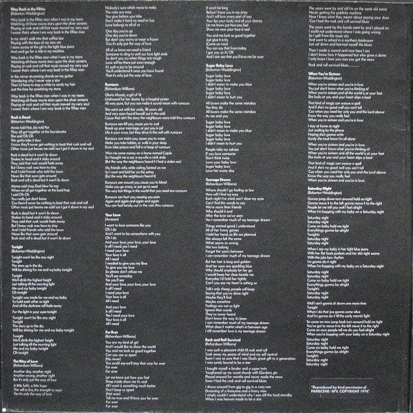 Rubettes* : Wear It's 'At (LP, Album, Gat)
