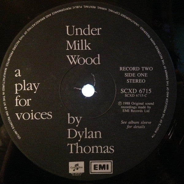 Dylan Thomas : Under Milk Wood (A Play For Voices) (2xLP, Album)