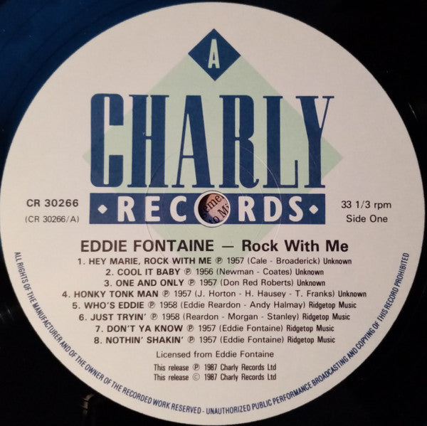 Eddie Fontaine : Rock With Me (LP, Comp)