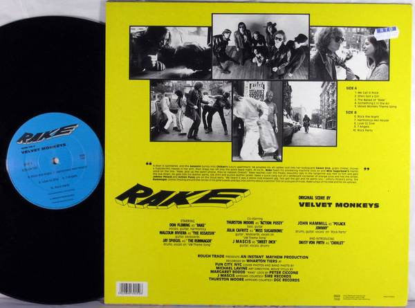 The Velvet Monkeys : Rake (LP, Album)