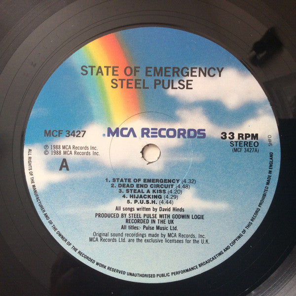 Steel Pulse : State Of Emergency (LP, Album)